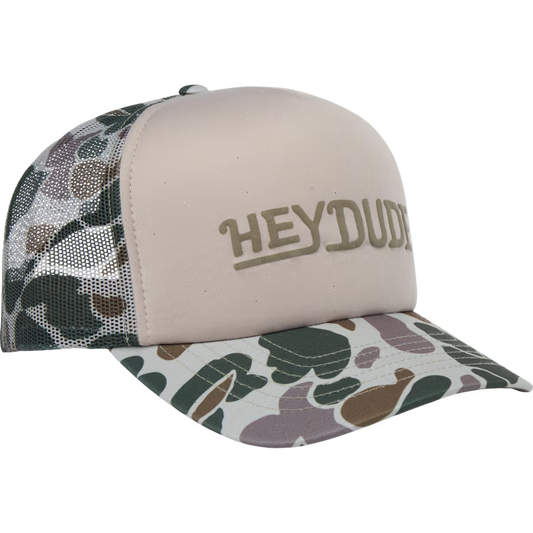 HEYDUDE Camo Foam Trucker